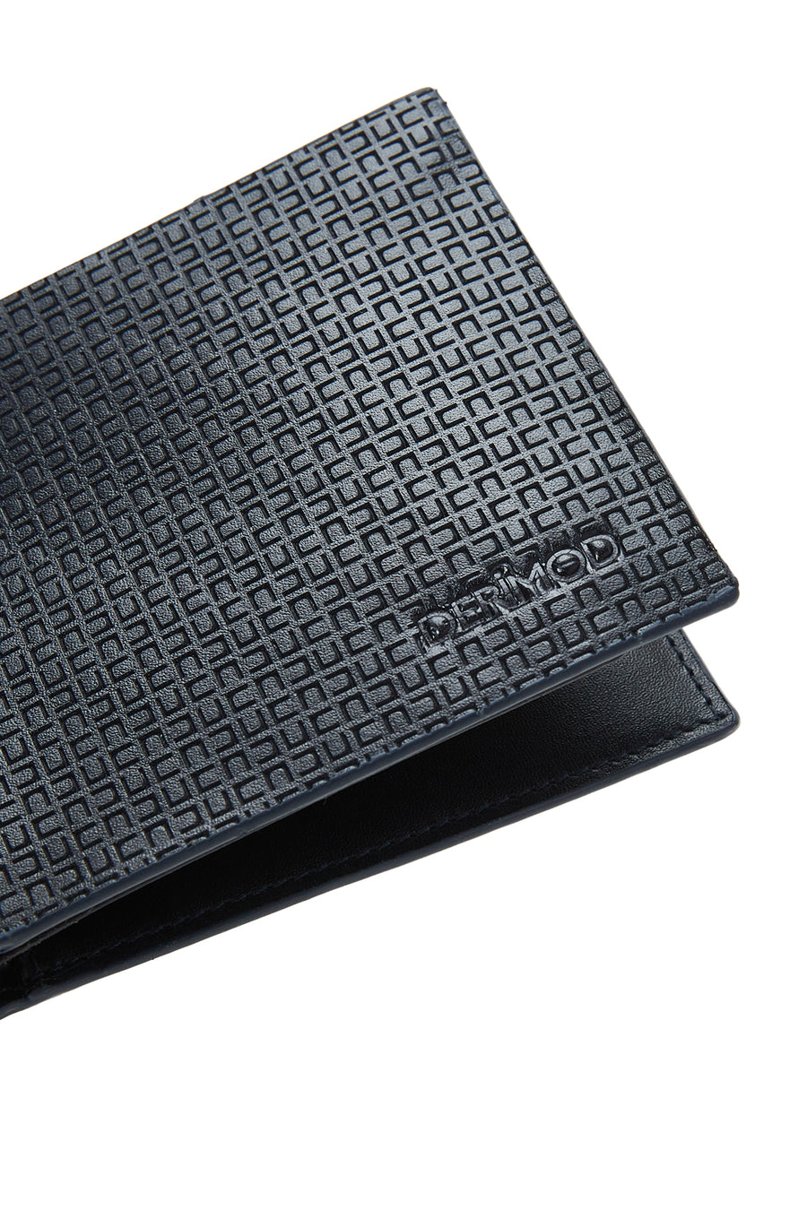 Men's Navy Blue Leather Wallet