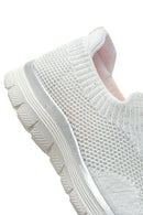Kadın Beyaz Kumaş Sneaker | Derimod
