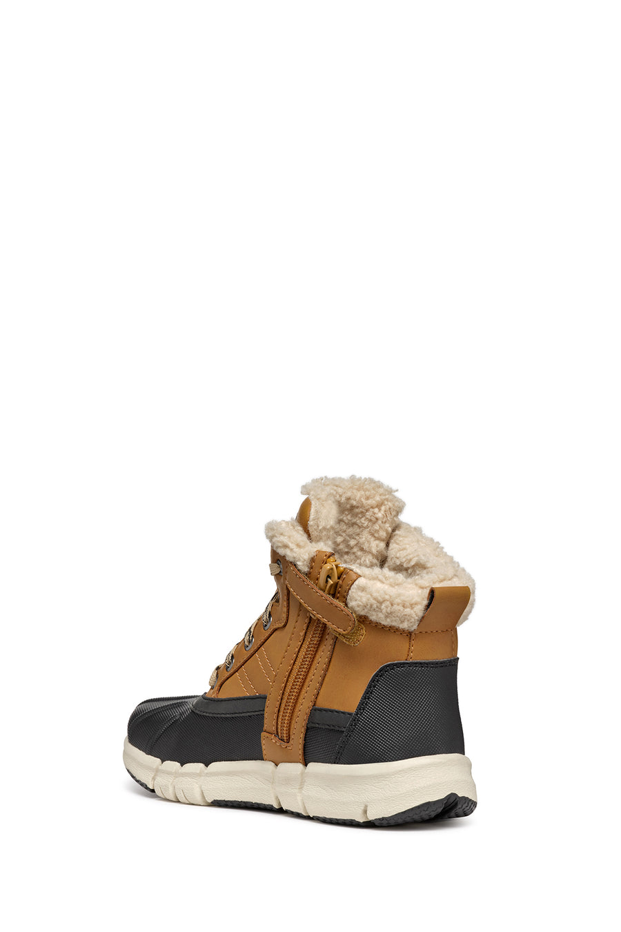 Geox Boy Yellow Flexyper Abx Laced Waterproof Boots