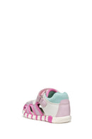 Geox Kız Bebek Beyaz B Sandal Iupidoo A - Synt + Mesh Bantlı Kumaş Sandalet | Derimod