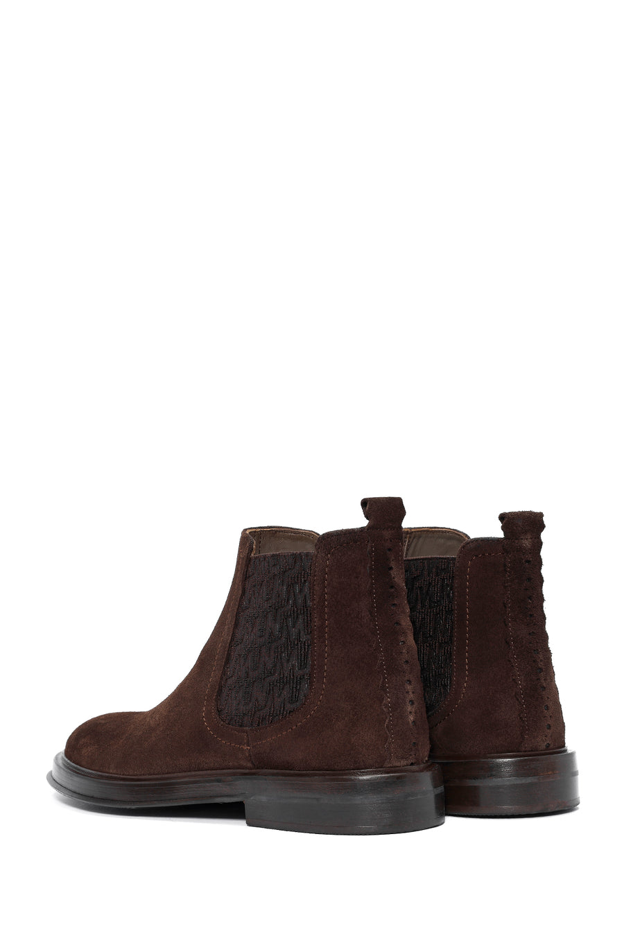 Men's Brown Suede Leather Chelsea Boots