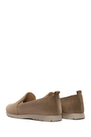 Women's Mink Suede Leather Comfort Loafer | Derimod