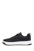 ACBC x Derimod Men's Black Lace-Up Sneakers | Derimod