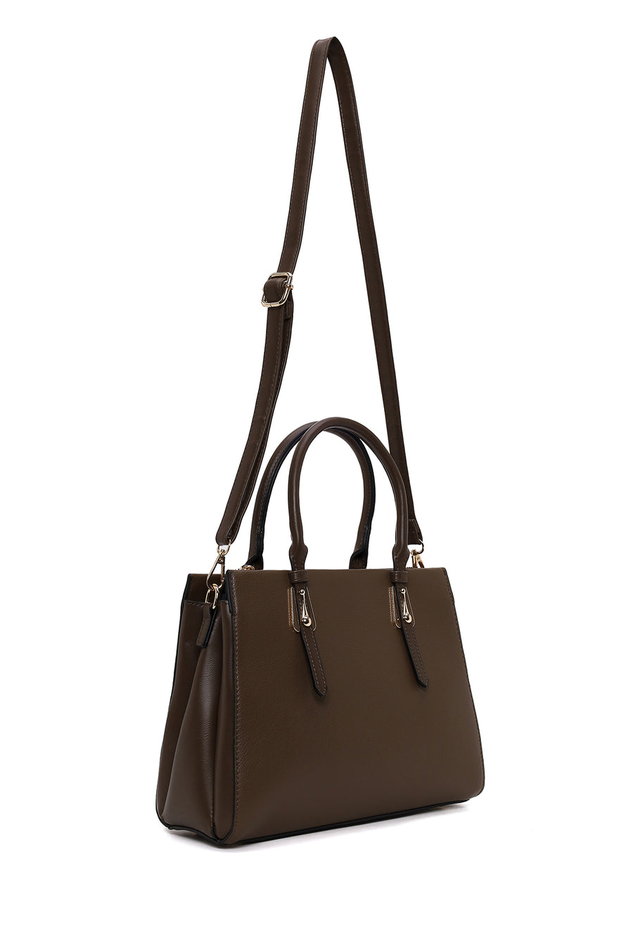 Woman Mink Classic Shoulder Bag with Long Strap