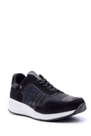 Men's High-Sole Leather Sneaker | Derimod