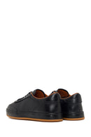 Men's Black Lace-up Leather Sneaker | Derimod