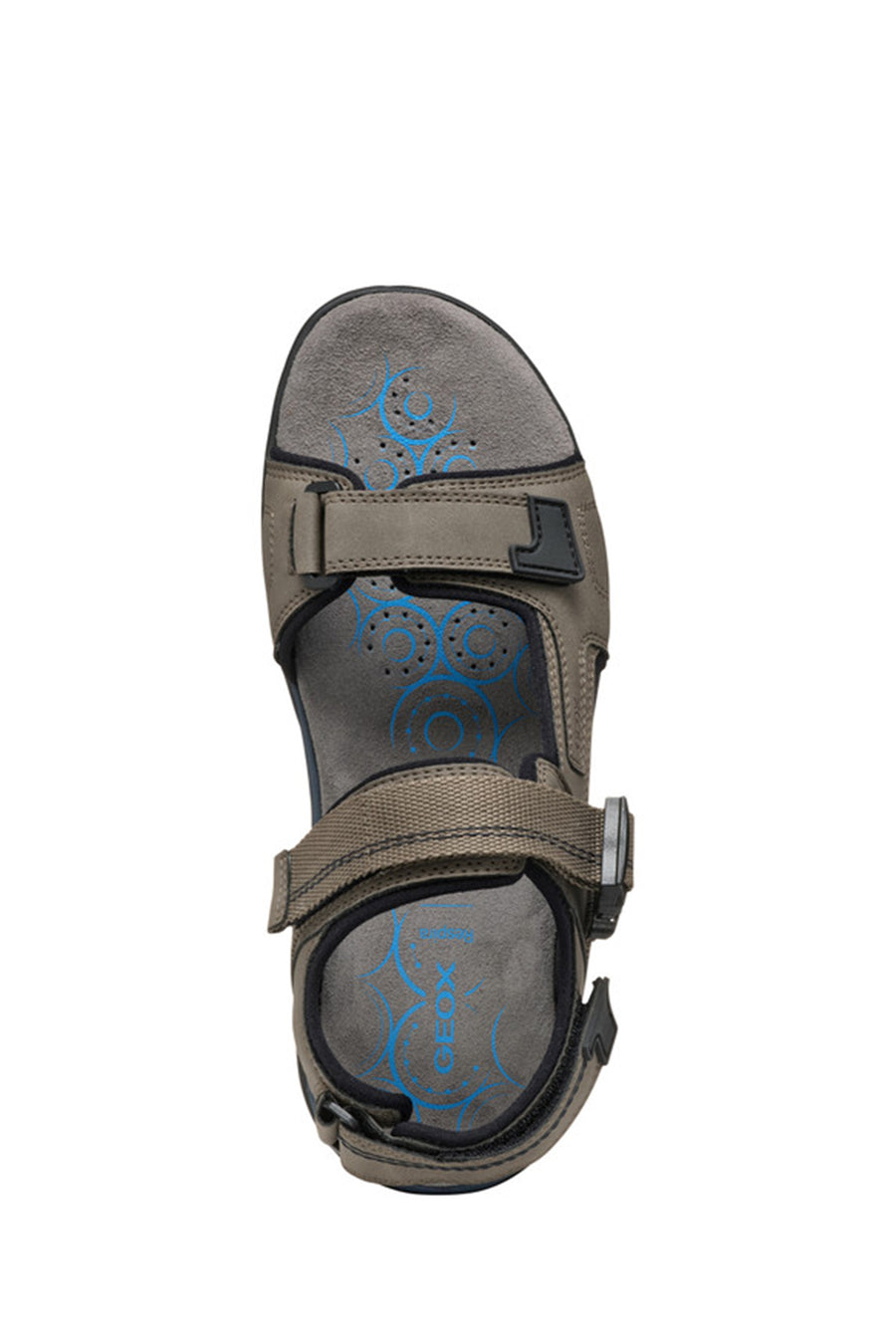 Geox Erkek Gri U Spherica Ec5 B- Nbk Synt.Le Çift Bantlı Kumaş Sandalet