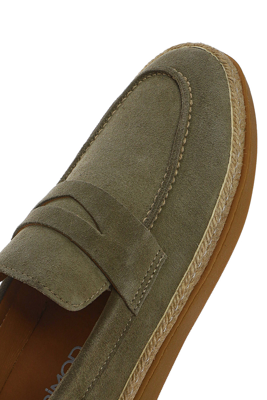 Men's Green Suede Leather Loafer