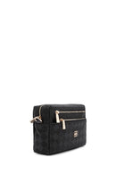 Women's Black Faux Leather Crossbody Bag | Derimod