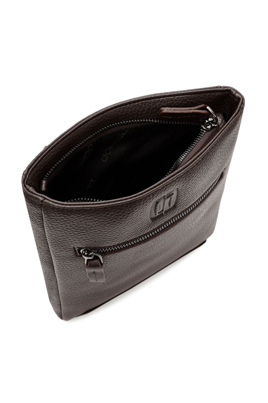 Men's Brown Casual Crossbody Bag