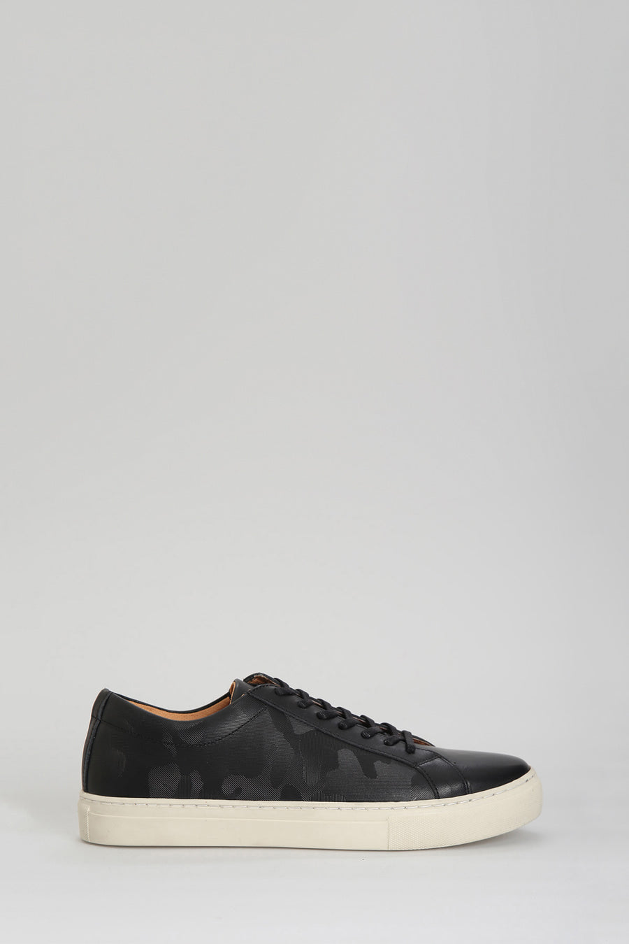 Camouflage Pattern Men's Leather Sneaker