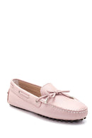 Kadın Pudra Deri Loafer | Derimod
