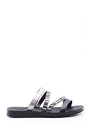 Women's Zebra Detailed Slippers | Derimod