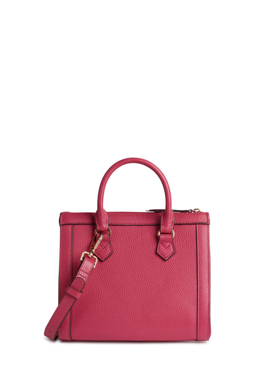 Geox Women's Red Olympiy Long Strap Quilted Leather Handbag