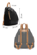 Women's Black Backpack | Derimod