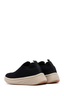 Derimod Zero Men's Black Thick Soled Fabric Sneaker | Derimod