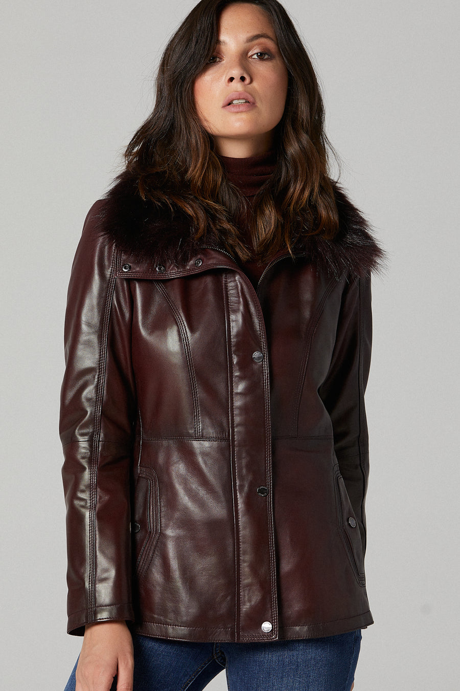 Gaby Women's Leather Jacket