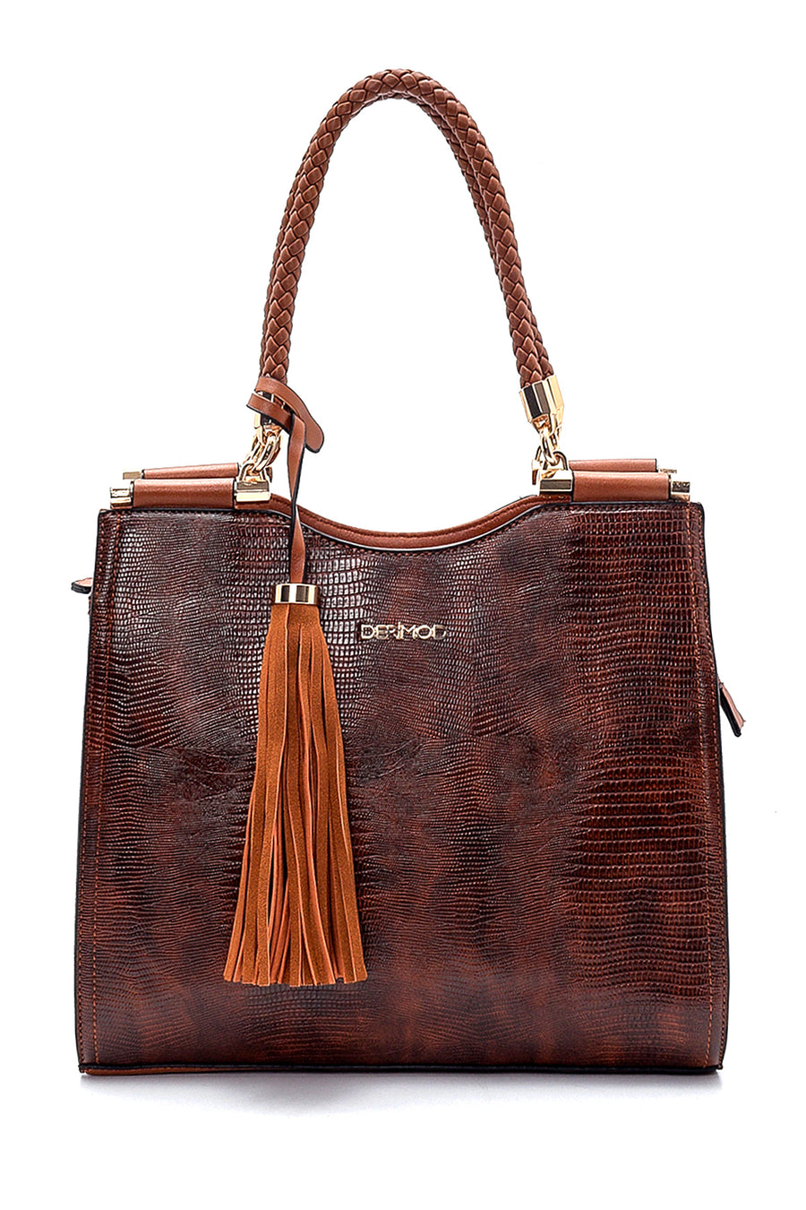 Women's Snakeskin Patterned Shoulder Bag 20WBD255040 | Derimod