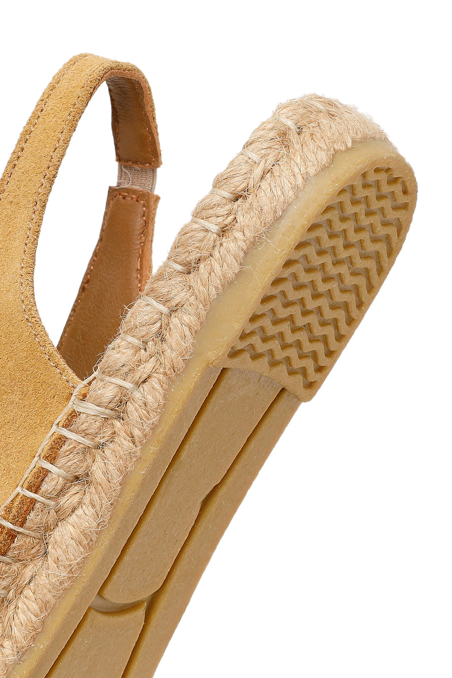 Kadın Camel Tokalı Süet Deri Espadril