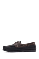 Men's Black Leather Comfort Loafer | Derimod