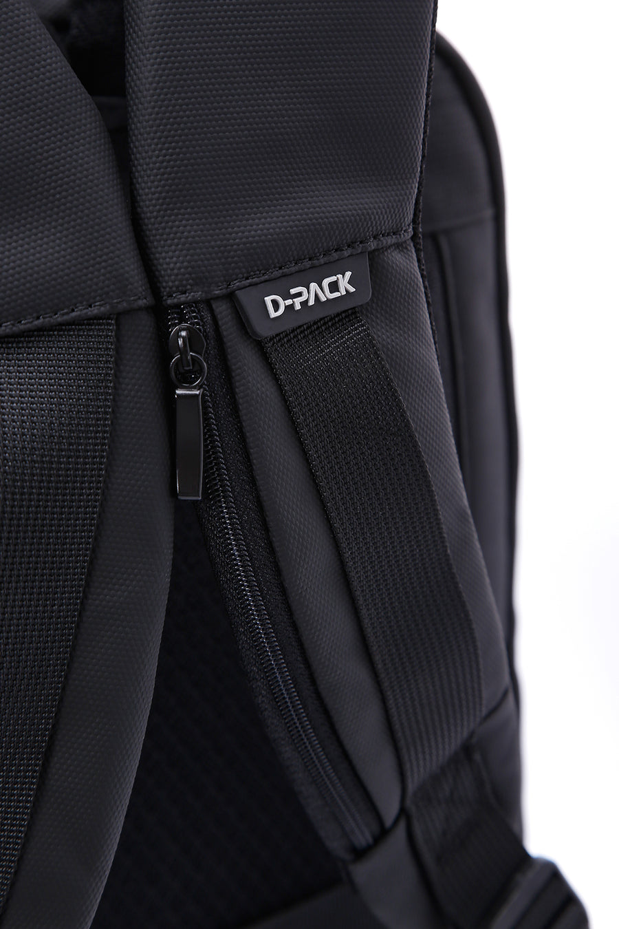 D-Pack Unisex Black Technological Fabric Hardcase Backpack