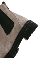 Women's Mink Suede Leather Chelsea Boots | Derimod