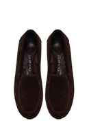 Woman Brown Suede Comfort Shoes | Derimod