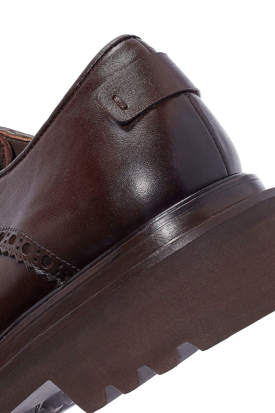 Men's Brown Lace-up Leather Casual Shoes