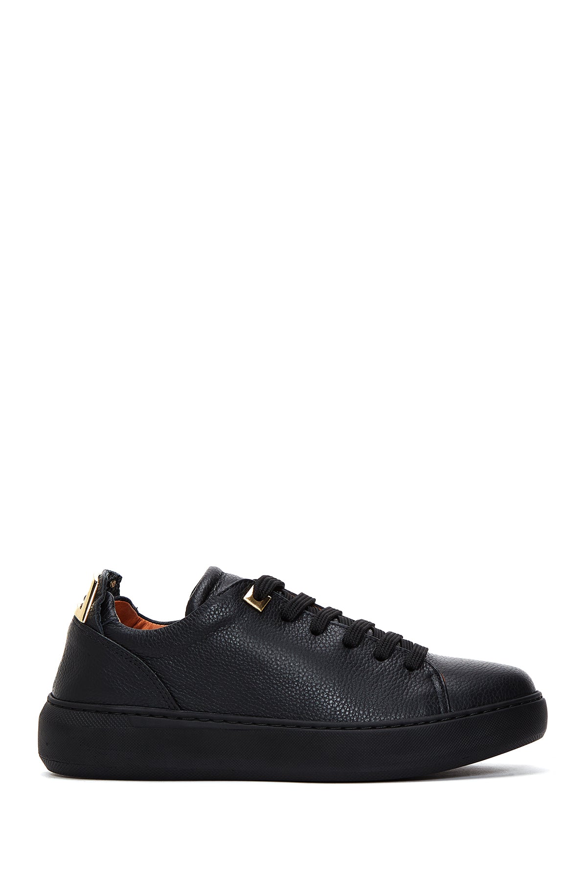 Women's Black Leather Sneaker 23WFD1304FT | Derimod