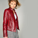 Fanny Women's Leather Jacket | Derimod