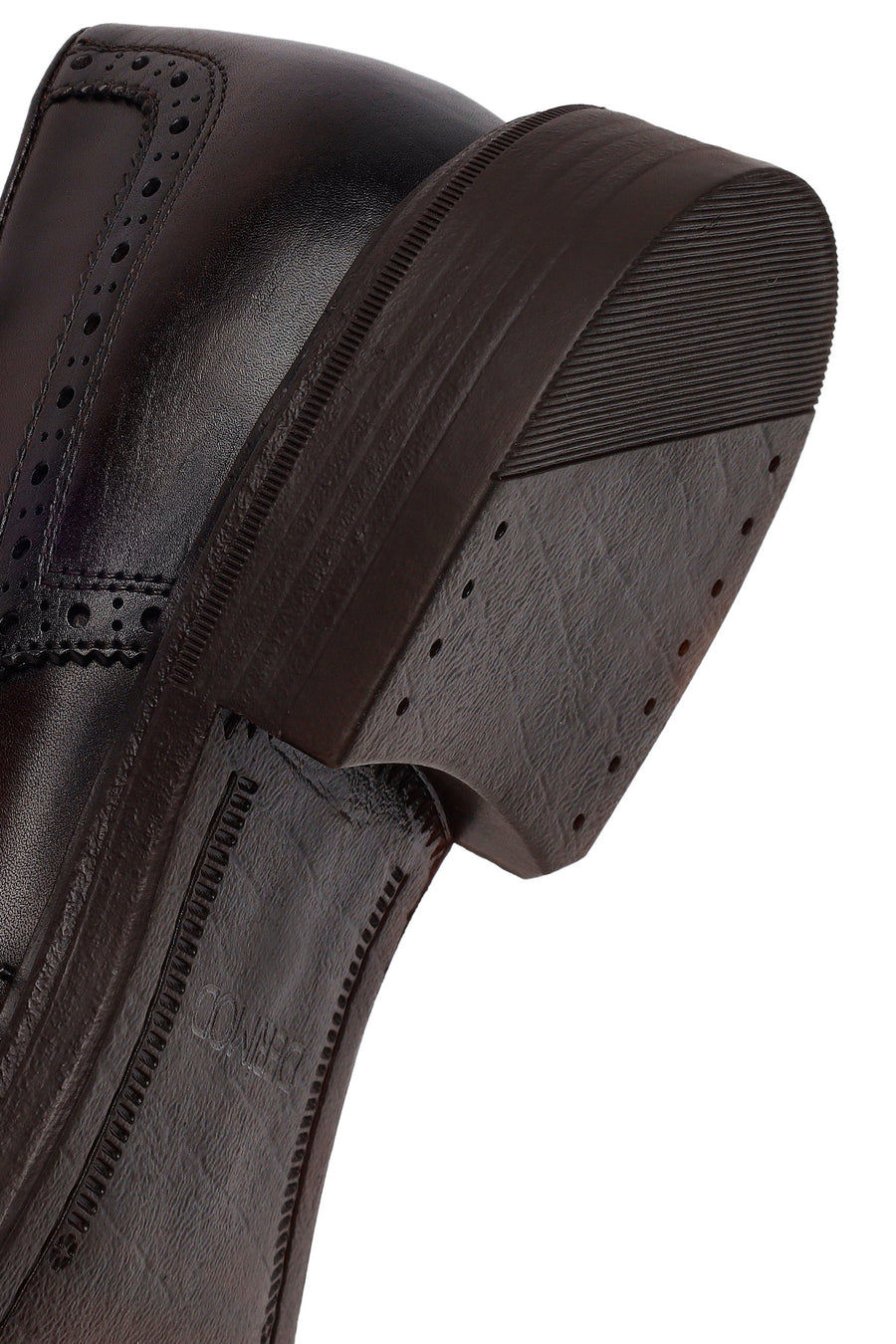 Male Brown Lace-up Leather Casual Shoes