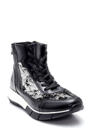 Women's Zipper Detailed Sneaker Boots | Derimod