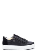 Kadın Deri Fermuar Detaylı Sneaker | Derimod