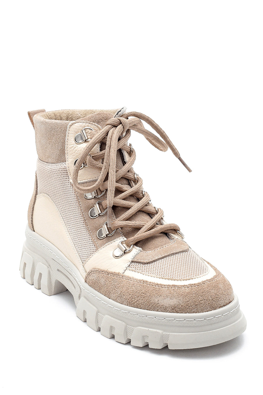 Women's Suede Leather Thick Soled Boots