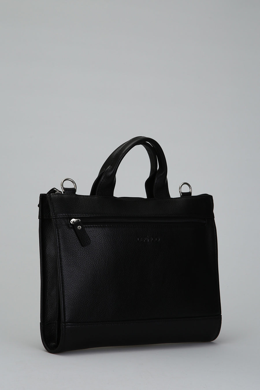 Black Men's Leather Briefcase