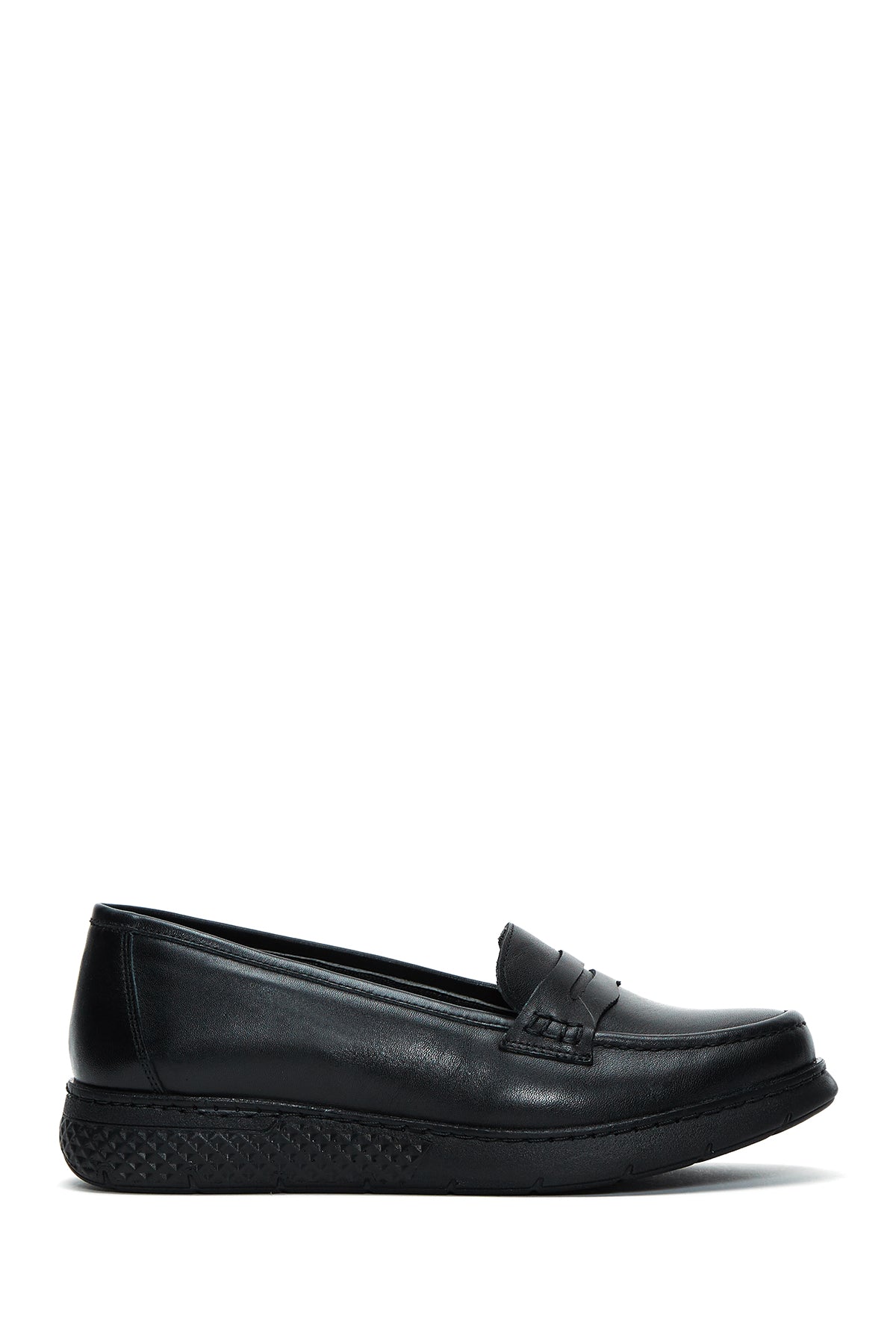 Kadın Siyah Deri Comfort Ayakkabı 23WFD410218 | Derimod