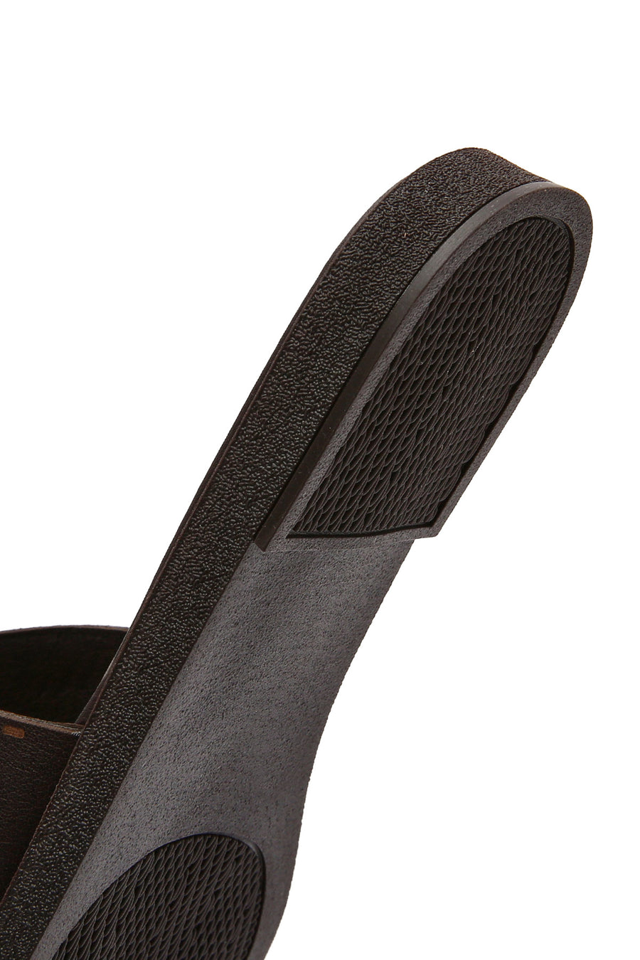 Women's Brown Leather Slippers