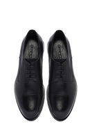 Men's Black Laced Leather Classic Shoes | Derimod