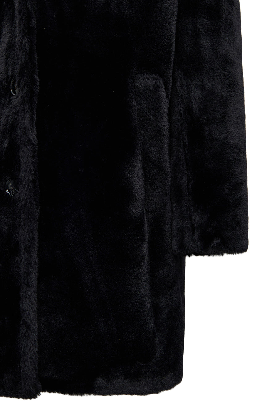 Alaska Women's Black Teddy Coat