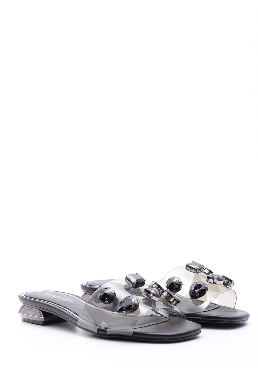Women's Stone Transparent Slippers