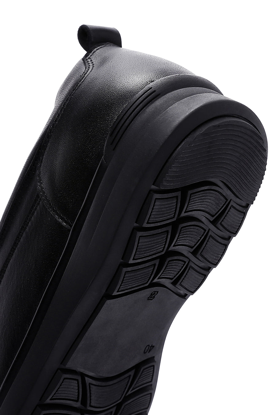 Men's Black Leather Commfort Loafer