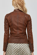 Gala Women's Leather Jacket | Derimod