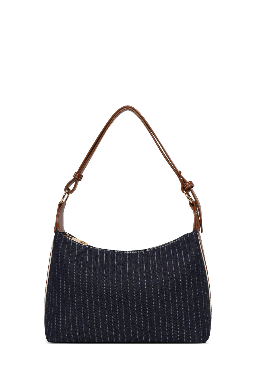 Woman Blue Jean Long-Strap Shoulder Bag
