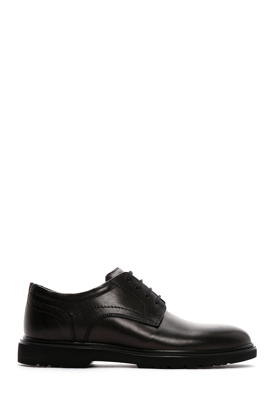 Erkek Siyah Bağcıklı Deri Casual Ayakkabı 24WFD676618 | Derimod