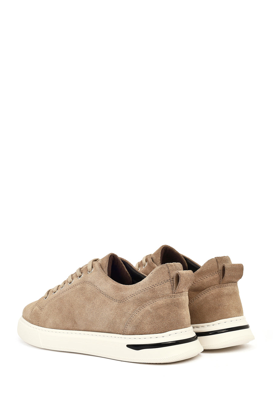 Male Mink Lace-Up Suede Casual Sneaker