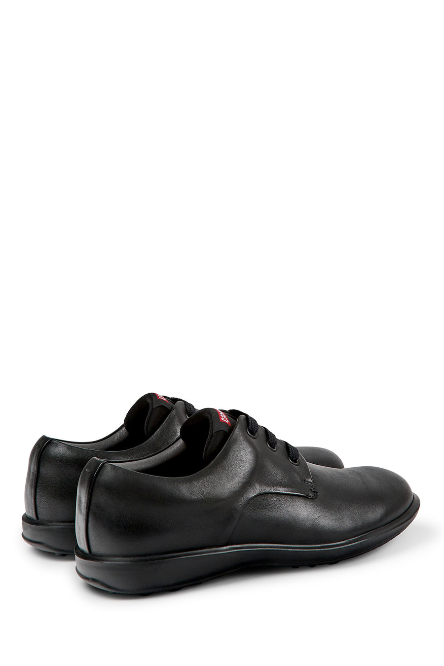 Camper Men's Black Atom Work Leather Casual Shoes