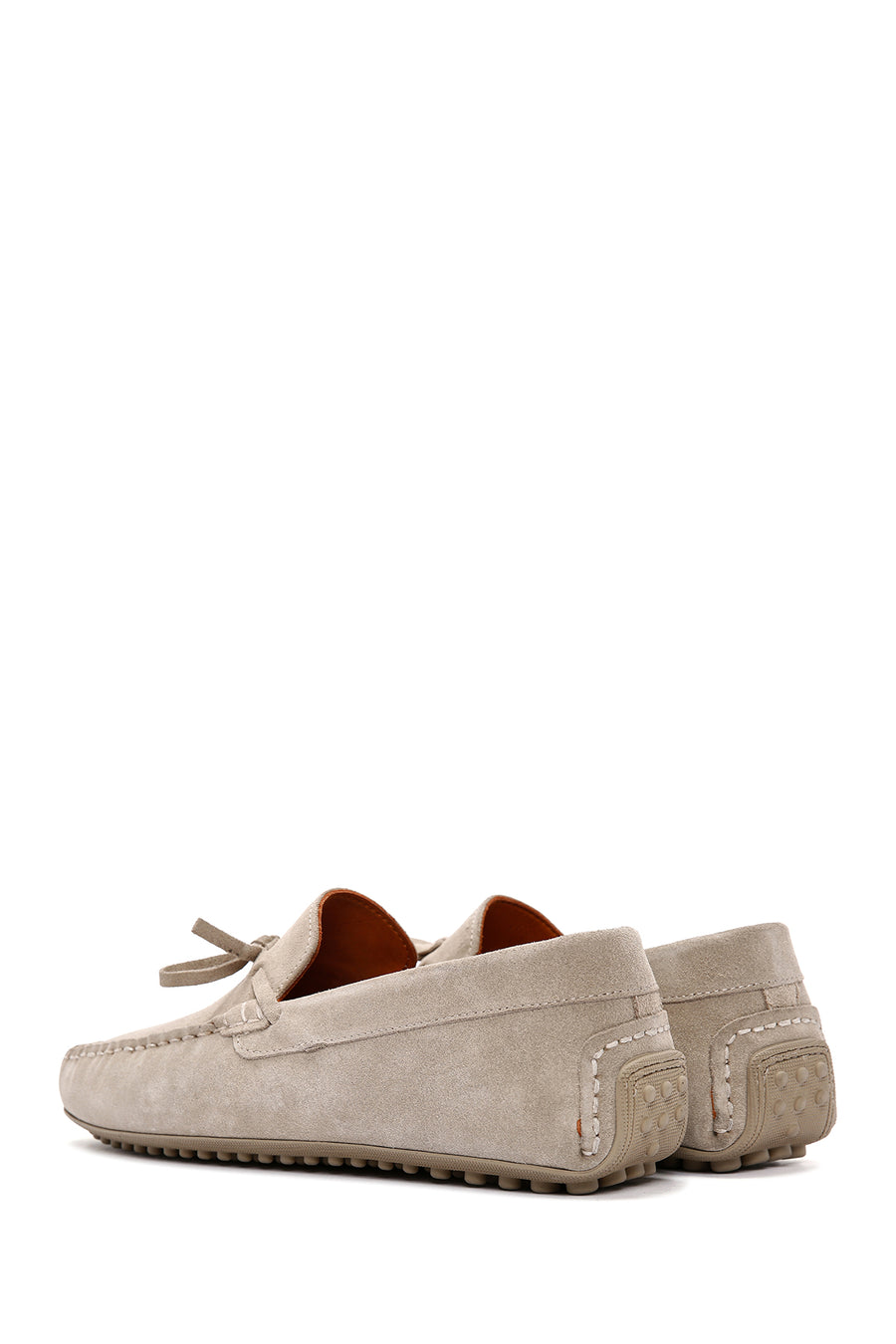 Men's Beige Suede Leather Casual Loafer