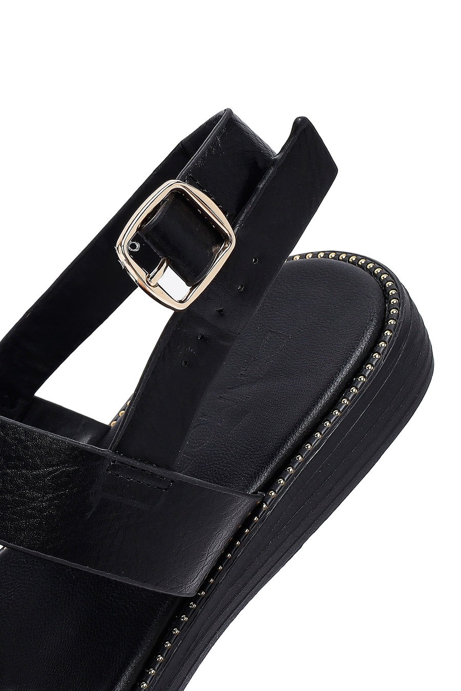 Woman Black Accessory Detailed Sandals