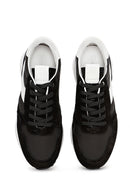 Men's Black Lace-up Leather Sneaker | Derimod