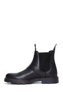 Men's Black Leather Chelsea Boots | Derimod